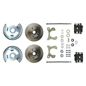 The Right Stuff® - Drum-to-Disc Plain Front Brake Conversion Kit