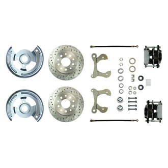 The Right Stuff® - Drum-to-Disc Drilled and Slotted Front Brake Conversion Kit
