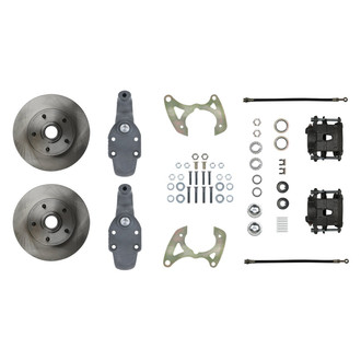 The Right Stuff® - Drum-to-Disc Plain Front Brake Conversion Kit