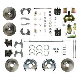 The Right Stuff® - Drum-to-Disc Plain Front and Rear Brake Conversion Kit