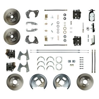 The Right Stuff® - Drum-to-Disc Plain Front and Rear Brake Conversion Kit