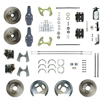 The Right Stuff® - Drum-to-Disc Plain Front and Rear Brake Conversion Kit