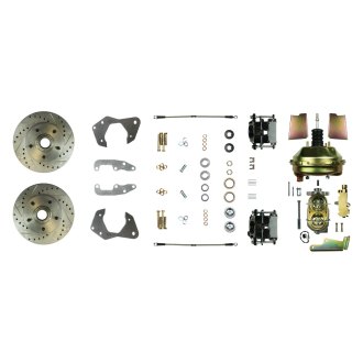 The Right Stuff® - Drum-to-Disc Drilled and Slotted Front Brake Conversion Kit