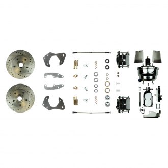 The Right Stuff® - Drum-to-Disc Drilled and Slotted Front Brake Conversion Kit