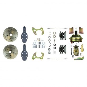 The Right Stuff® - Drum-to-Disc Drilled and Slotted Front Brake Conversion Kit