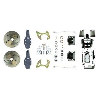 The Right Stuff® - Drum-to-Disc Drilled and Slotted Front Brake Conversion Kit