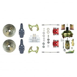 The Right Stuff® - Drum-to-Disc Drilled and Slotted Front Brake Conversion Kit