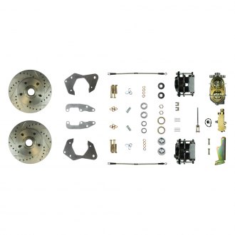The Right Stuff® - Drum-to-Disc Drilled and Slotted Front Brake Conversion Kit