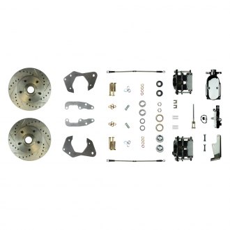 The Right Stuff® - Drum-to-Disc Drilled and Slotted Front Brake Conversion Kit