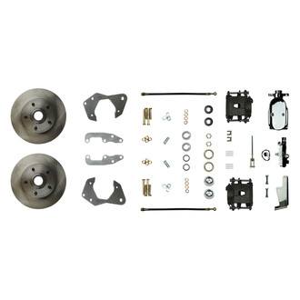 The Right Stuff® - Drum-to-Disc Plain Front Brake Conversion Kit