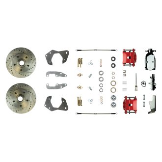The Right Stuff® - Drum-to-Disc Drilled and Slotted Front Brake Conversion Kit