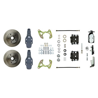 The Right Stuff® - Drum-to-Disc Plain Front Brake Conversion Kit