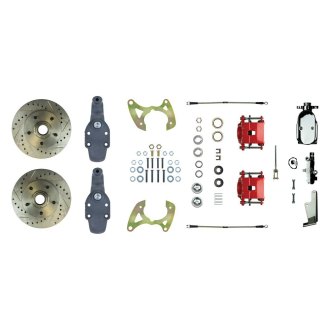 The Right Stuff® - Drum-to-Disc Drilled and Slotted Front Brake Conversion Kit
