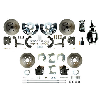The Right Stuff® - Drum-to-Disc Plain Front and Rear Brake Conversion Kit