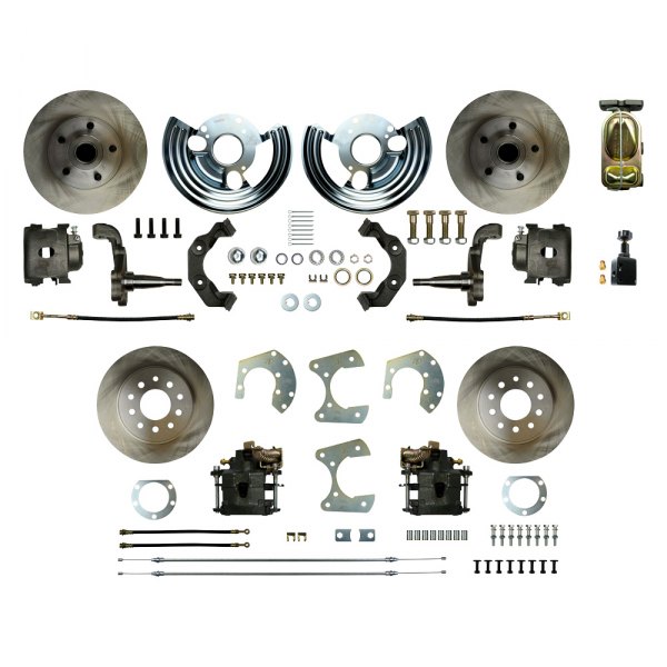  Right Stuff® - Drum-to-Disc Plain Front and Rear Brake Conversion Kit