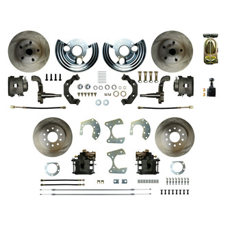 The Right Stuff® - Drum-to-Disc Plain Front and Rear Brake Conversion Kit