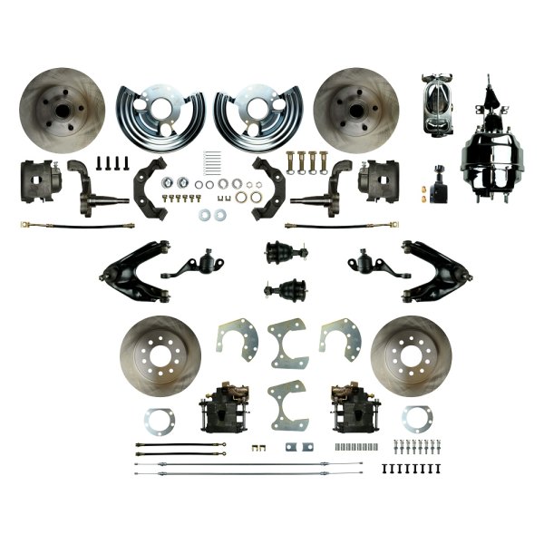  The Right Stuff® - Drum-to-Disc Plain Front and Rear Brake Conversion Kit