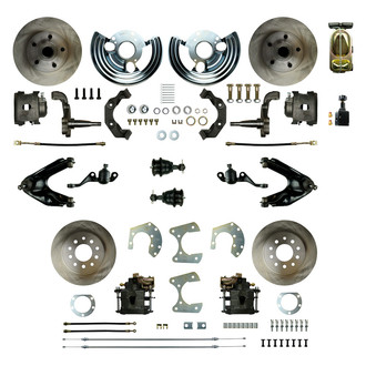 The Right Stuff® - Drum-to-Disc Plain Front and Rear Brake Conversion Kit