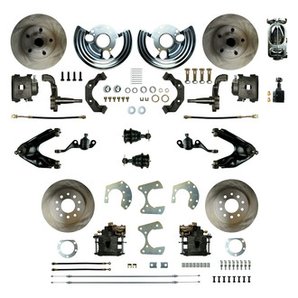 The Right Stuff® - Drum-to-Disc Plain Front and Rear Brake Conversion Kit