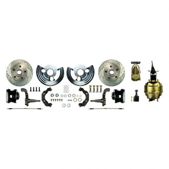 The Right Stuff® - Drum-to-Disc Drilled and Slotted Front Brake Conversion Kit