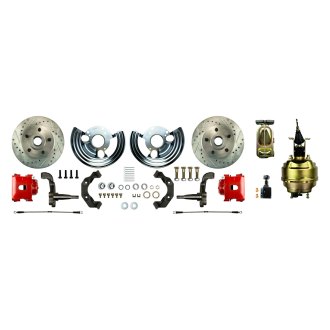 The Right Stuff® - Drum-to-Disc Drilled and Slotted Front Brake Conversion Kit