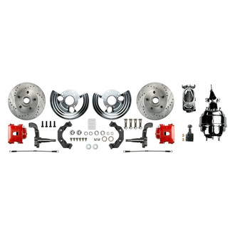 The Right Stuff® - Drum-to-Disc Drilled and Slotted Front Brake Conversion Kit