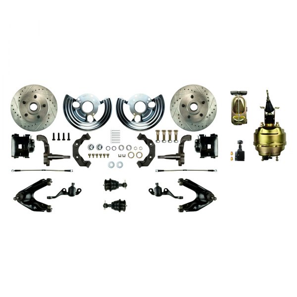  The Right Stuff® - Drum-to-Disc Drilled and Slotted Front Brake Conversion Kit