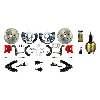The Right Stuff® - Drum-to-Disc Drilled and Slotted Front Brake Conversion Kit
