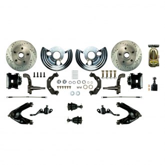 The Right Stuff® - Drum-to-Disc Drilled and Slotted Front Brake Conversion Kit