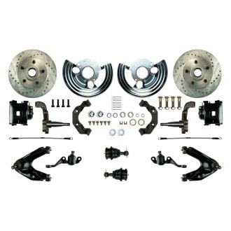 The Right Stuff® - Drum-to-Disc Drilled and Slotted Front Brake Conversion Kit