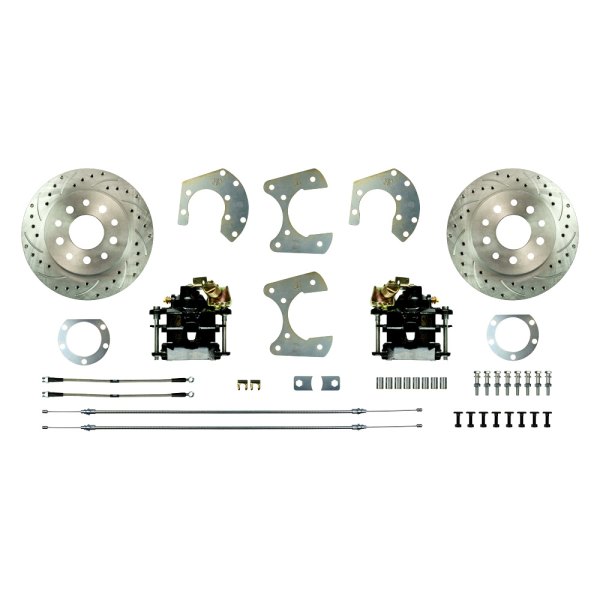  Right Stuff® - Drum-to-Disc Drilled and Slotted Rear Brake Conversion Kit