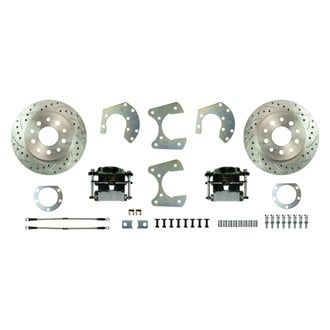 The Right Stuff® - Drum-to-Disc Drilled and Slotted Rear Brake Conversion Kit
