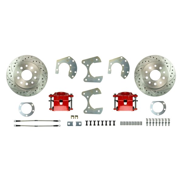  The Right Stuff® - Drum-to-Disc Drilled and Slotted Rear Brake Conversion Kit
