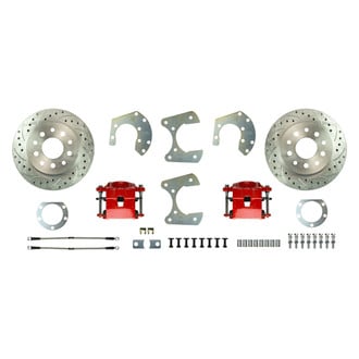 The Right Stuff® - Drum-to-Disc Drilled and Slotted Rear Brake Conversion Kit