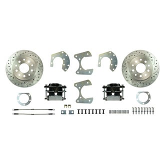 The Right Stuff® - Drum-to-Disc Drilled and Slotted Rear Brake Conversion Kit