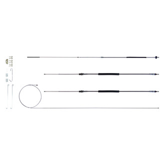 The Right Stuff® - Stainless Steel Parking Brake Cable Set
