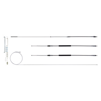 The Right Stuff® - Mild Steel Parking Brake Cable Set
