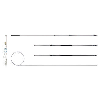 The Right Stuff® - Mild Steel Parking Brake Cable Set