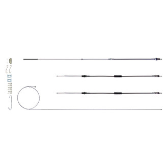 The Right Stuff® - Mild Steel Parking Brake Cable Set