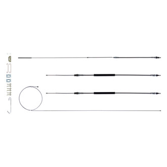 The Right Stuff® - Mild Steel Parking Brake Cable Set