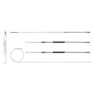The Right Stuff® - Stainless Steel Parking Brake Cable Set