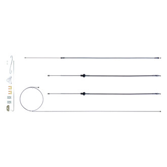The Right Stuff® - Mild Steel Parking Brake Cable Set