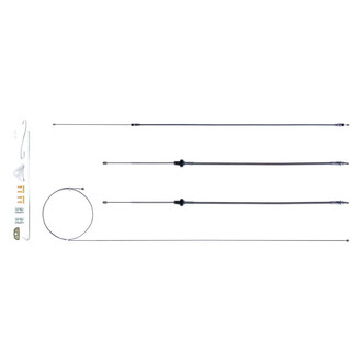 The Right Stuff® - Stainless Steel Parking Brake Cable Set