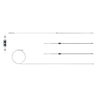 The Right Stuff® - Stainless Steel Parking Brake Cable Set