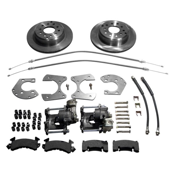  Right Stuff® - Drum-to-Disc Drilled and Slotted Rear Brake Conversion Kit