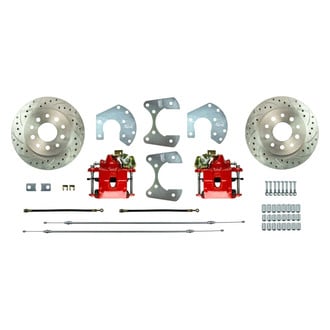 The Right Stuff® - Drum-to-Disc Drilled and Slotted Rear Brake Conversion Kit
