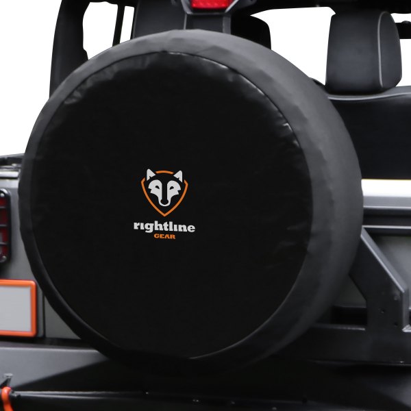 Rightline Gear® - 27"-35" Adjustable Black Spare Tire Cover