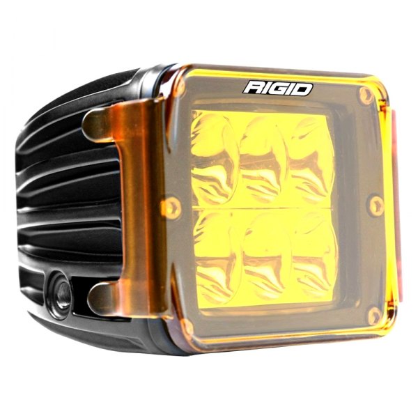 Rigid Industries® - 3" Square Yellow Polycarbonate Light Cover for D-Series