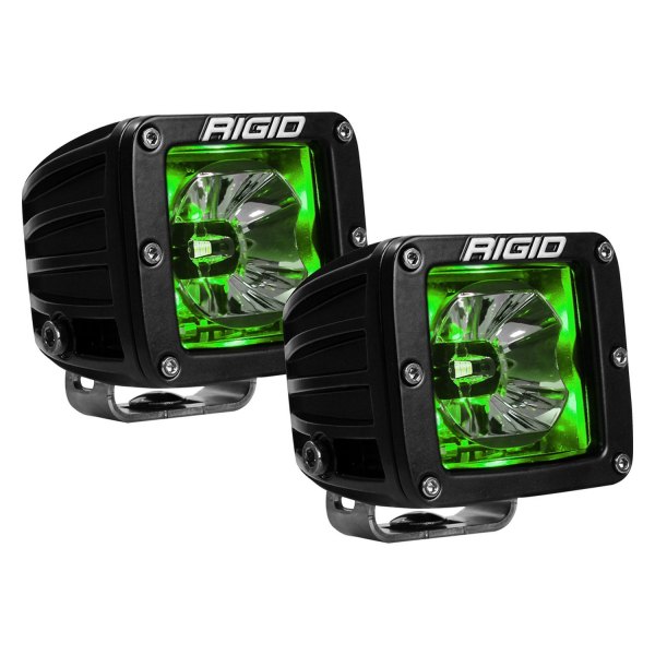 Rigid Industries® - Radiance Radiance 3" 2x15W Combo Spot/Flood Beam LED Pod Lights with Green Backlight LED Pod Light