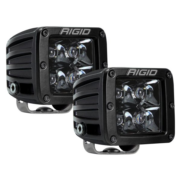 Rigid Industries® - D-Series Pro Midnight Edition 3"x3" 2x22W Spot Beam LED Lights